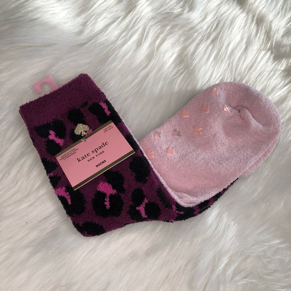 Kate Spade Fuzzy Cozy Socks